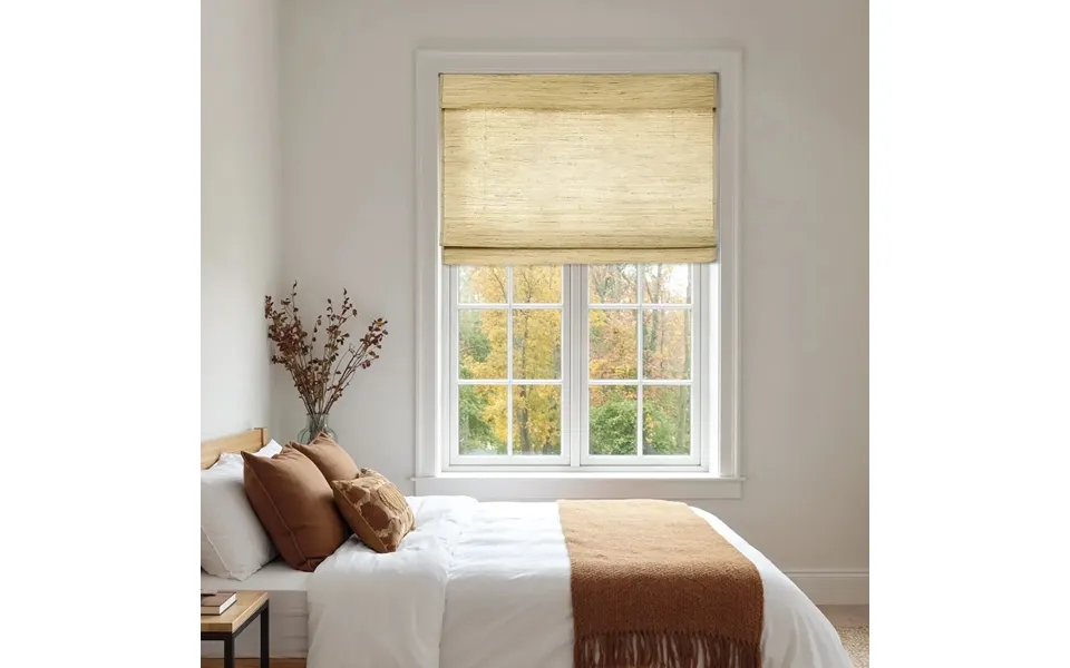 Rae Natural Ramie Jute Woven Wood Shades - Series M