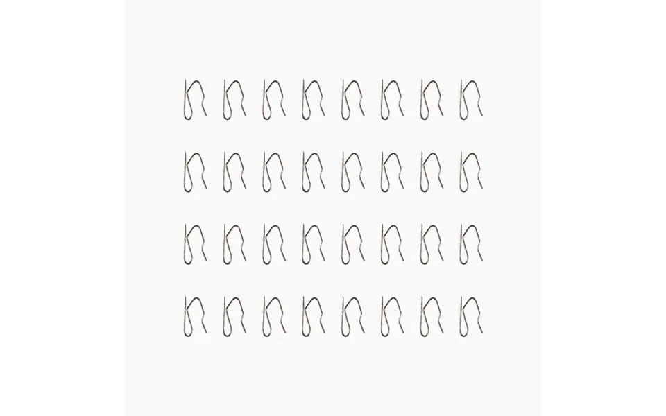 S-shaped Metal Pin Hooks Pack Of 32
