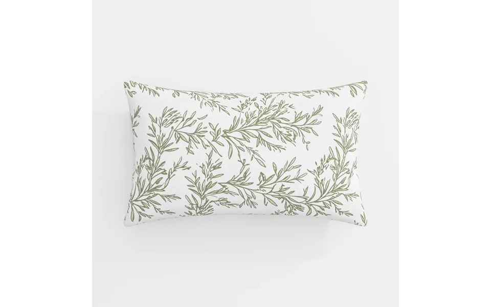 Sara Le Print Linen Pillow Cover - Dove Grey Sl-a8 12x24 Inches