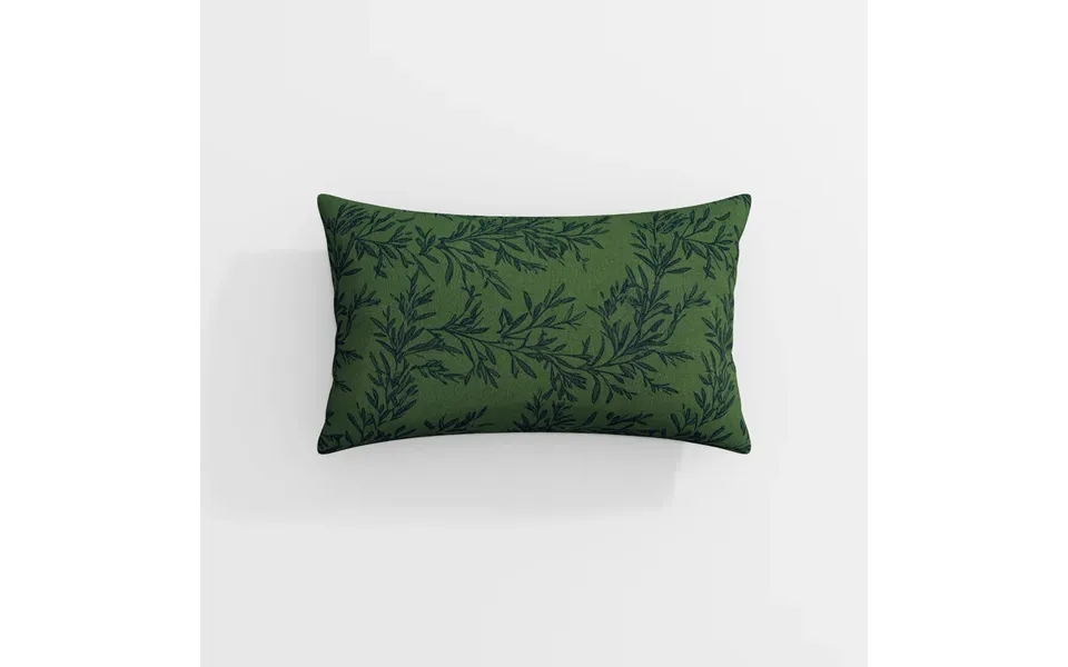 Sara Le Print Linen Pillow Cover - Moss Sl-a2 12x24 Inches