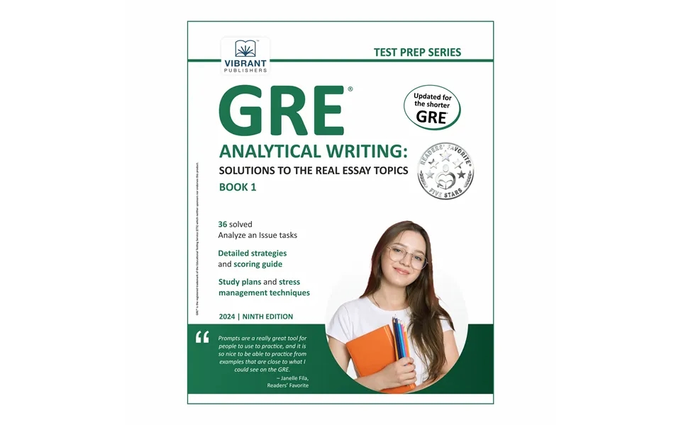 Gre Analytical Writing Solutions To The Real Essay Topics - Book 1 2024 Edition