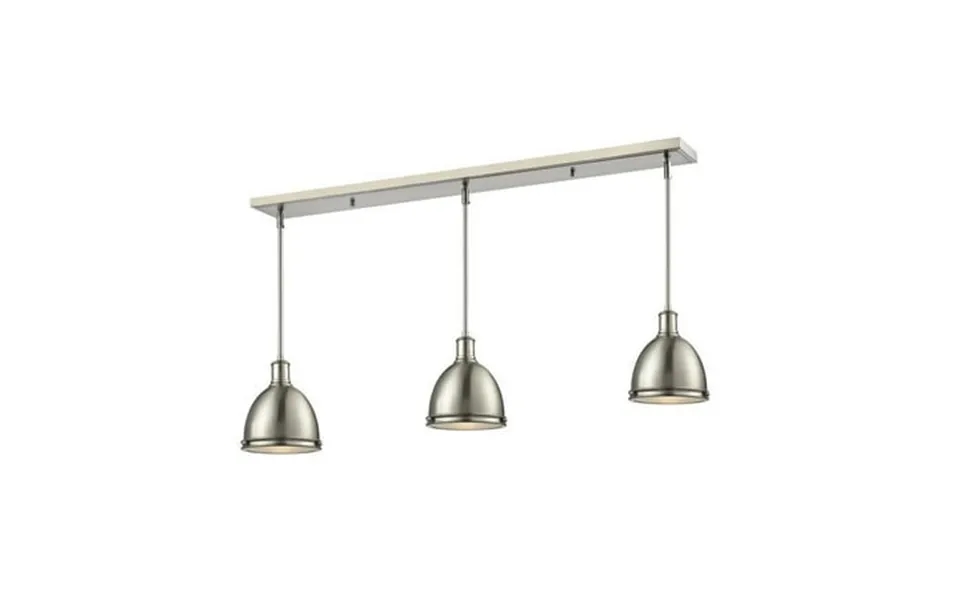 -3 Light Island Billiard In Victorian Style-8 Inches Wide By 9