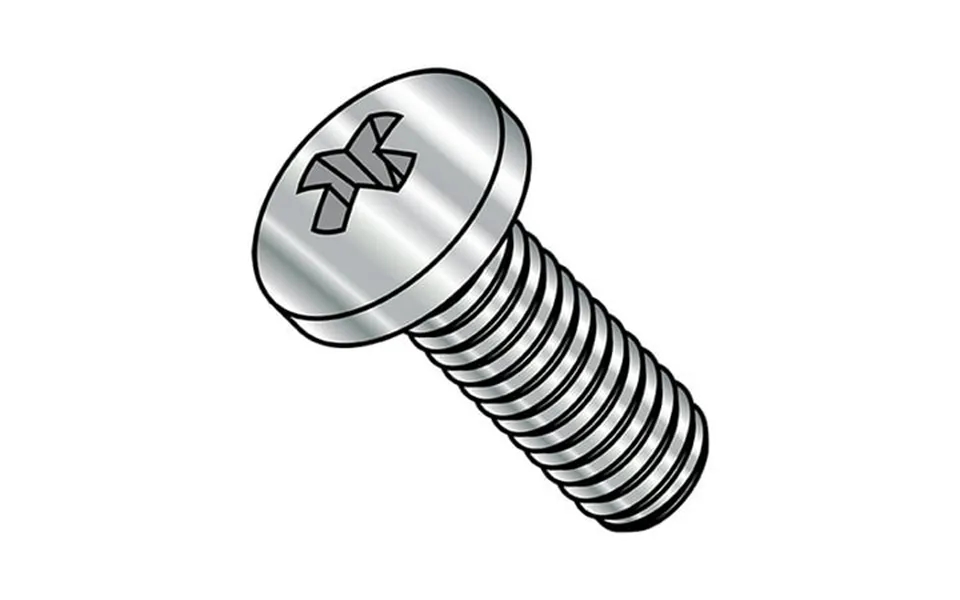 0-80x3 8 Phillips Pan Machine Screw Fully Threaded 18-8 Stainless Steel Pack Qty 5 000 Bc--006mpp188