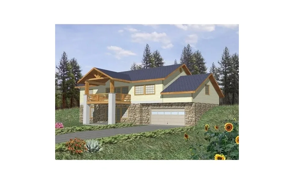 001-3126 Country Craftsman 3 Bed 3 Bath Luxury Home Plan 3164 Sq Ft Full Blueprints With License To Build By Home Plan M