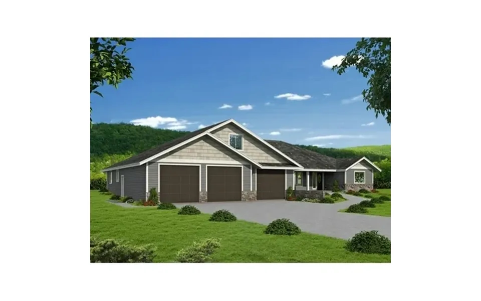 001-3404 Northwest Craftsman 4 Bed 3 Bath Luxury Home Plan 3179 Sq Ft Full Blueprints With License To Build By Home Plan