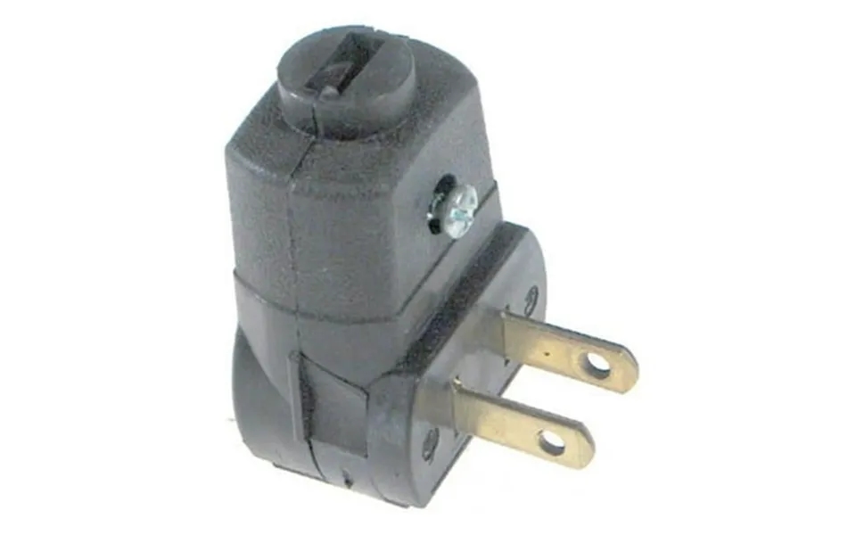 002-101an - Ac Plug 2pos 15a 125v Ra Plastic Brown