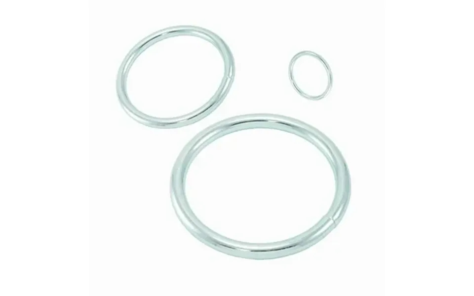 0.19 X 1 In. Round Steel Rings Bronze - Pack Of 20