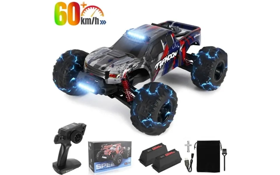 1 10 Rc Car Truck For Adults 40 Mph High Speed Off-road Monster Truck 4wd All Terrain Remote Control Car Toys Gift For K