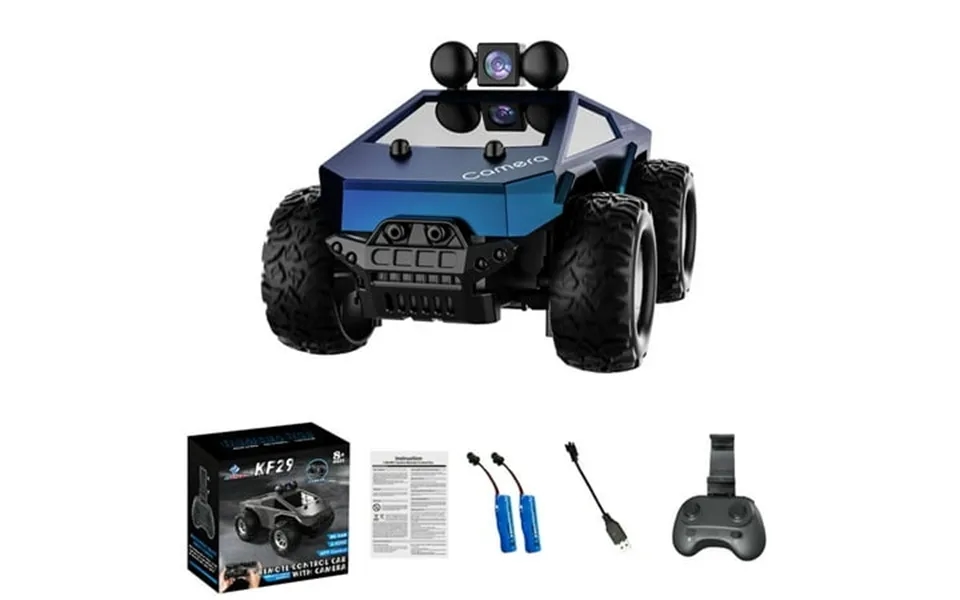 1 28 Remote Control Car With Hd Camera Original Scale Reduced Led Lighting 2