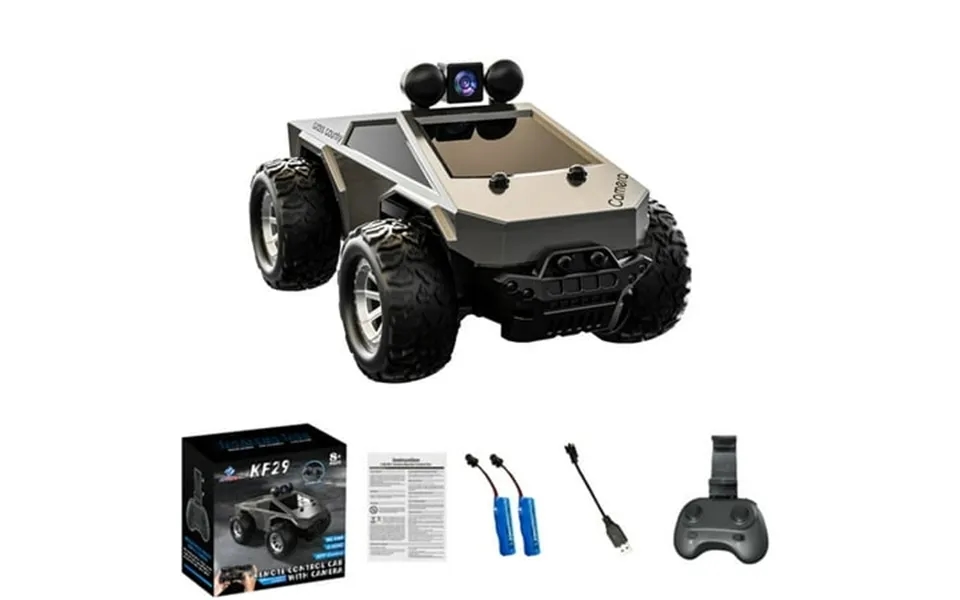 1 28 Remote Control Car With Hd Camera Original Scale Reduced Led Lighting 2