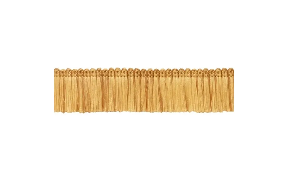 1 3 4 4cm Basic Solid Collection Shiny Brush Fringe Trim 0175sb Light Gold B7 Light Yellow Gold 27 Yards 82 Ft 25m
