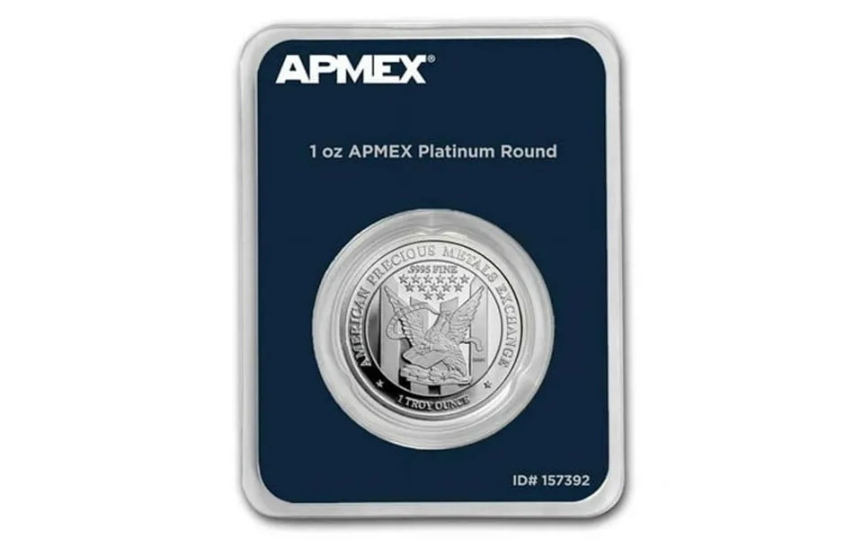 1 Oz Platinum Round - Apmex In Tep Package