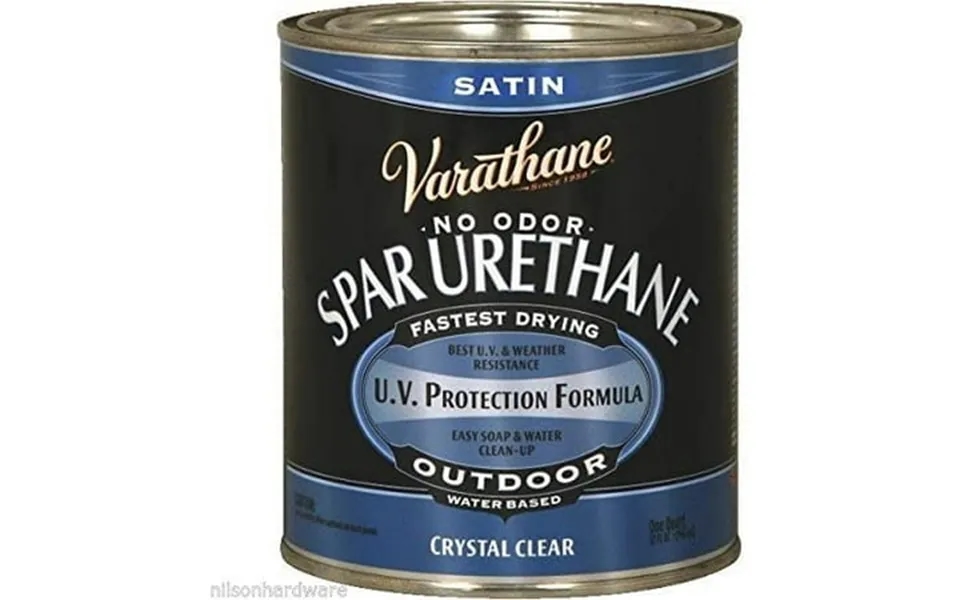 1 Qt Satin Varathane Water-based Exterior Exterior Wood Urethane 250241h