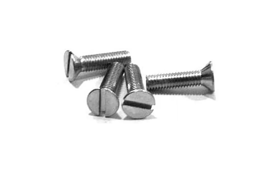 10-32 X 1 2 Machine Screws Slotted Flat Head 18-8 Stainless Steel - 3000 Piece Carton