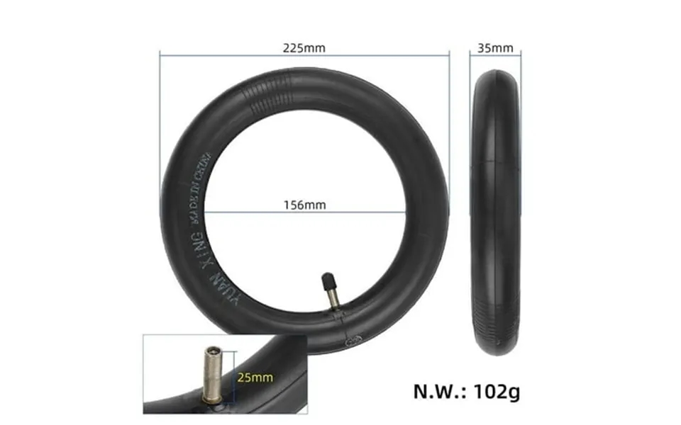 10 Inch 10x2.125 Inner Tube & Rubber Tyre For Segway F20 F25 F30 F40 Electric Scooter