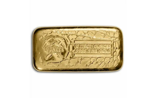10 Oz Cast-poured Gold Bar - Pioneer Metals product image