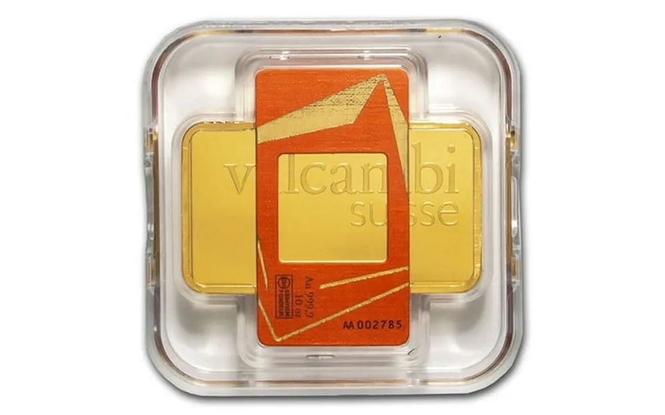 10 Oz Gold Bar - Valcambi In Assay