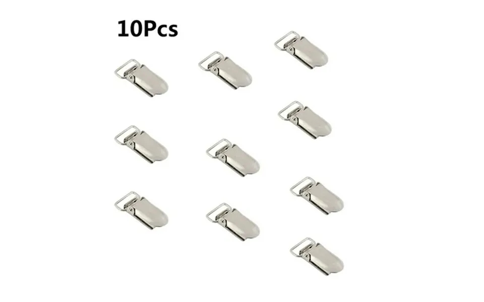 10 Pacifier Clips Duckbill Clips Suspender Clips Buckle Clips Adjustable Buckles Office Supplies 10x Pacifier Clip Offic