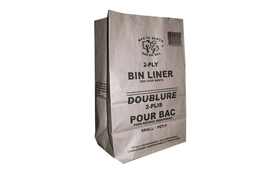 10 Pack 5.5l Small Unlined Paper Compost Bags