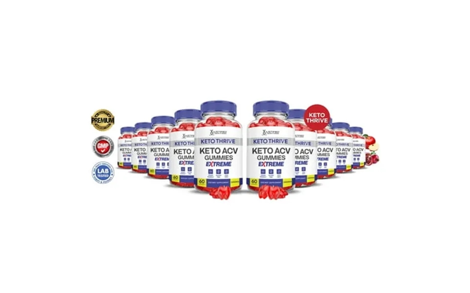 10 Pack Keto Thrive Extreme Acv Gummies 2000mg Dietary Supplement 600 Gummys