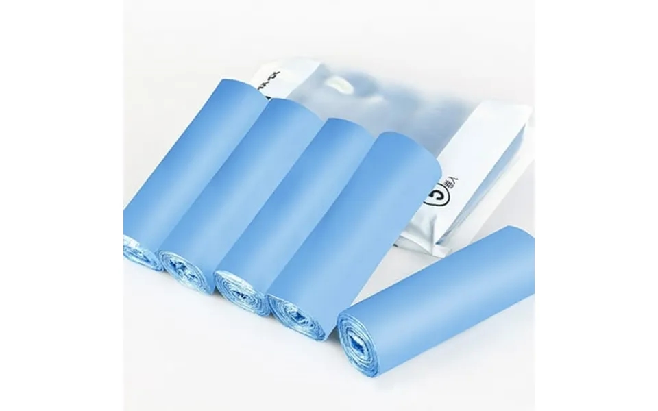 10 Rolls Blue Garbage Bags Portable Camping Festival Toilet Home Clean Composting Biodegradable Bag Temporary Toilet Bag