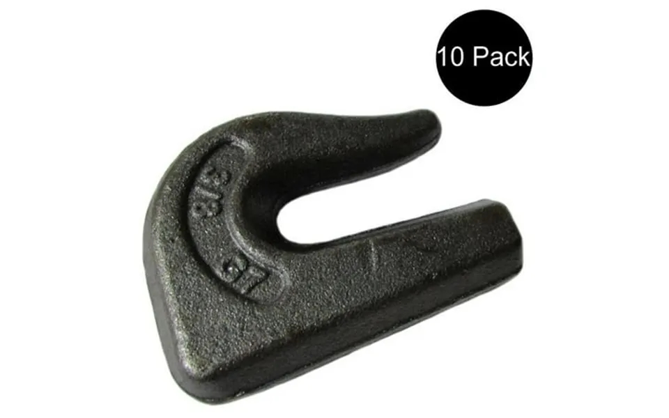 10 Weld On Grab Chain Hooks 3 8 G70 Bucket Trailer Rigging 6 600 Wll 0900104