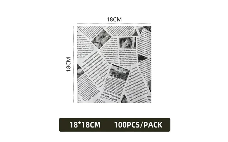 100 200 Pcs Oil-proof Paper For Wrapping Burger Bread Fried Food Sandwich Packaging Fryer Air Baking Paper Plate Kitchen