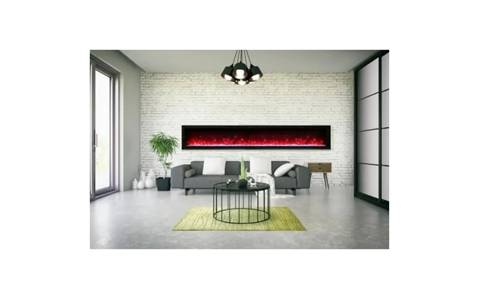 100 Basic Clean-face Electric Built-in With Glass Black Steel Surround