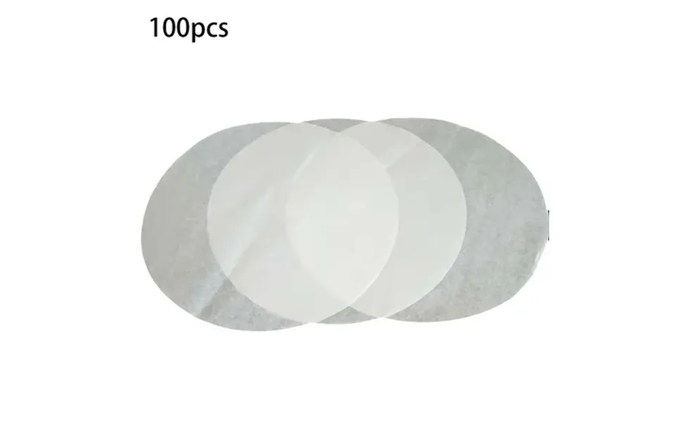 100 Pack Parchment Paper Liners - Non Stick Parchment Paper- Pre Cut Round Paper For Baking Paper Bread Snack Steamer Ai