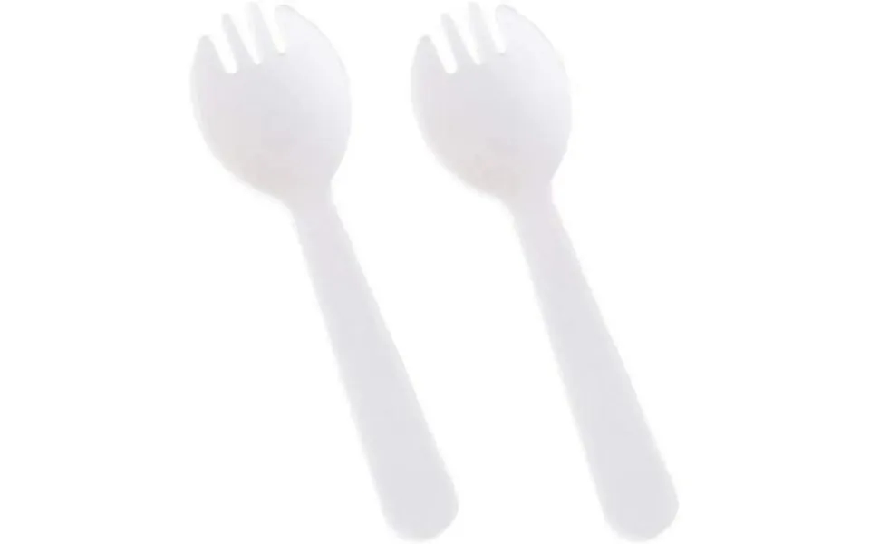 100 Pcs Mini Plastic Spork Plastic Forks And Spoons Disposable 2 In 1 Sporks Plastic Disposable Sporks For Camping Picni