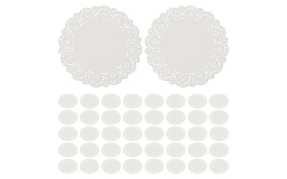 100 Pcs Paper Doilies Lace Doilies For Table Cake Doilies Dessert Paper Board Round Cake Pad