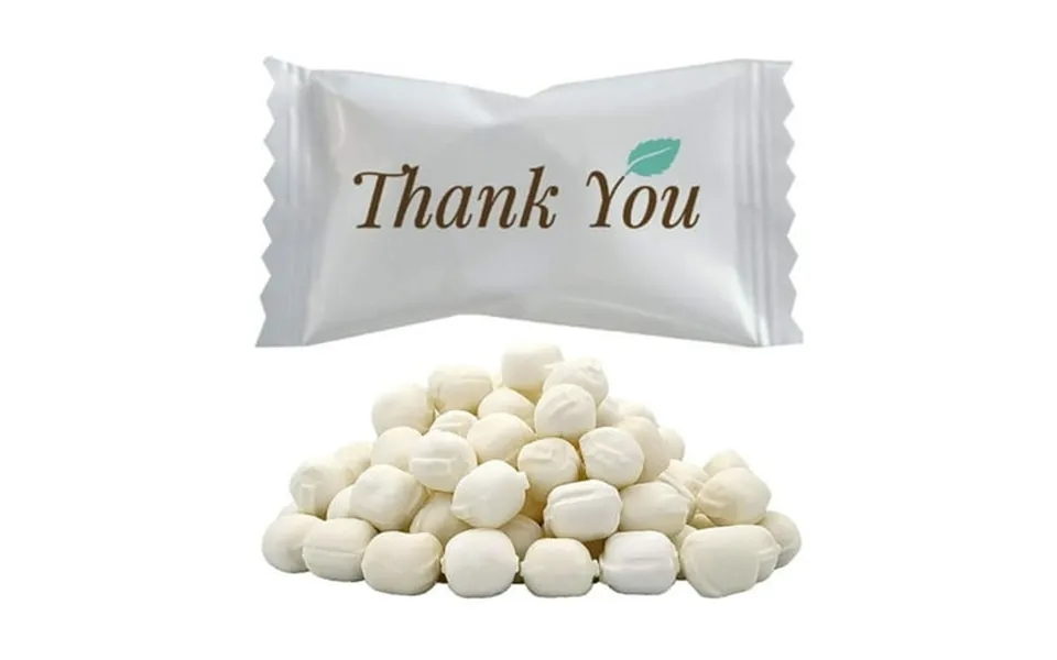 1000 Ct Buttermint Individually Wrapped Thank You Mint Candy Wedding Candies