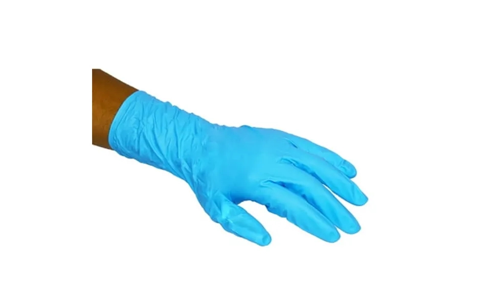 1000 Pcs Nitrile Exam Powder Free Disposable Gloves Fingure Textured Beaded Cuff Blue 8 Mil Small