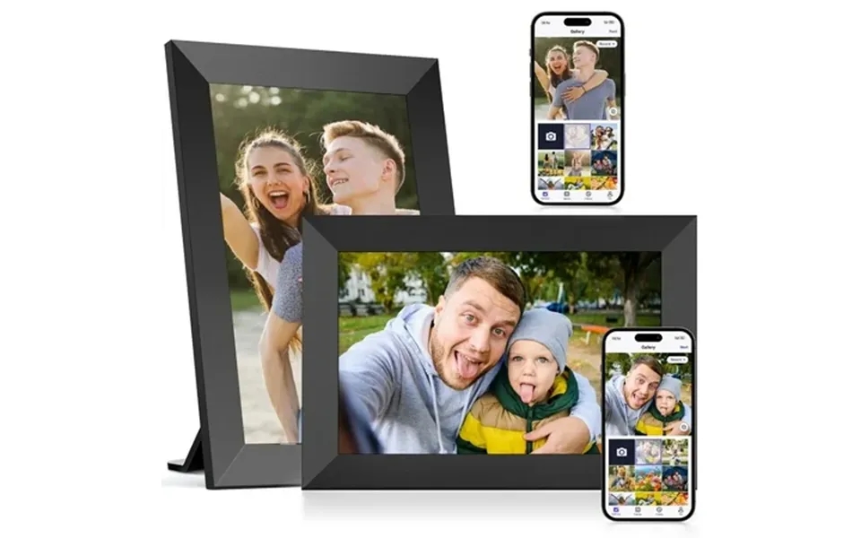 10.1 Inch Digital Picture Frame 32gb Ips Smart Digital Photo Frame With Wifi And App Auto-rotate Father S Day Gift