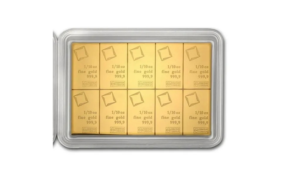 10x 1 10 Oz Gold Combibaräó - In Assay