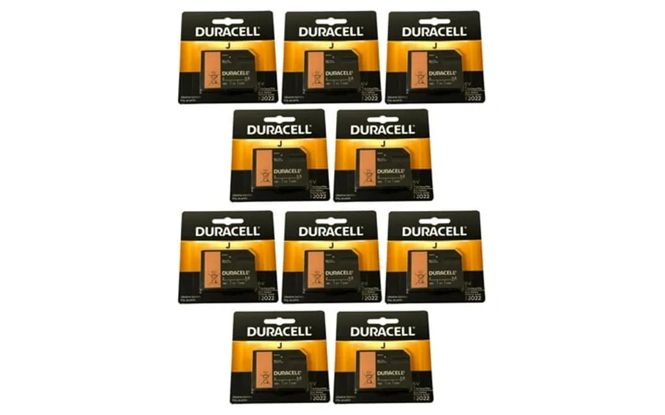 10x Duracell 7k67 6v Battery 1412a 1412ap 4018 4lr61 7k67 En539 J J539