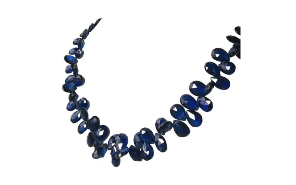 110cts Aaa Kyanite Faceted Briolette 59 Bead Strand 12x8x5 To 7x6x3mm