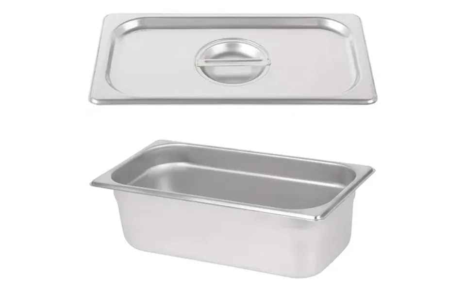 12 Pack 1 3 Size Stainless Steel W Lid Steam Buffet Prep Table Food Pan 4 Deep