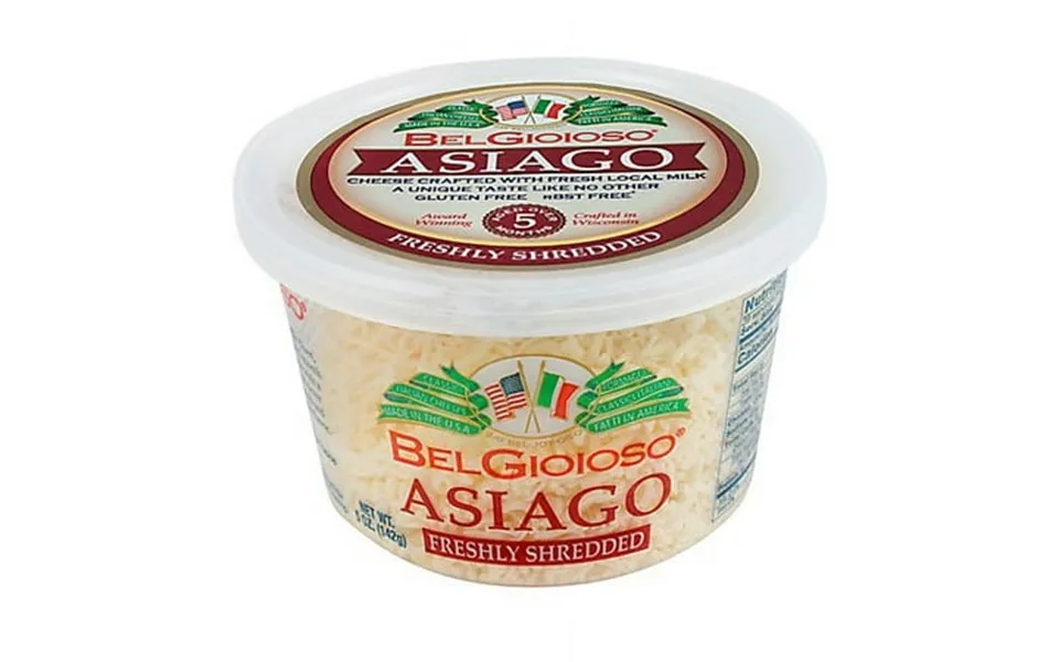 12 Pack Belgioioso Shredded Asiago Cup 5 Oz.