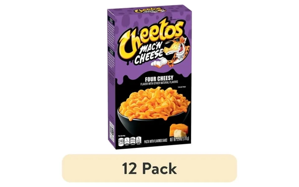 12 Pack Cheetos Mac N Cheese Pasta With Flavored Sauce Four Cheesy 5