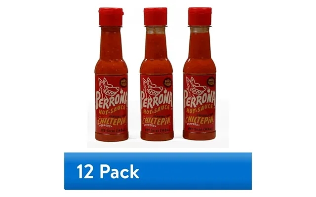 12 Pack La Perrona Chiltepin Hot Sauce 5oz product image