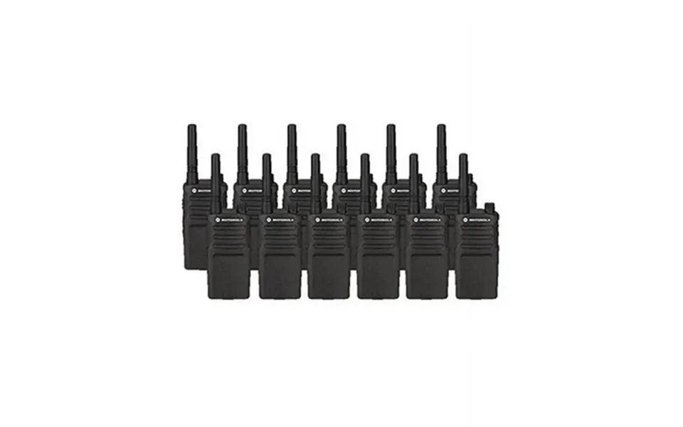 12 Pack Of Motorola Rmm2050 Two Way Radio Walkie Talkies