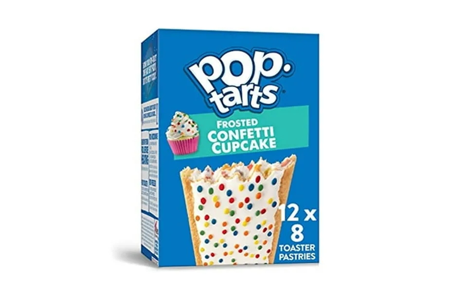 12 Pack Pop-tarts Frosted Confetti Cupcake Toaster Pastries Breakfast Foods Shelf-stable 13