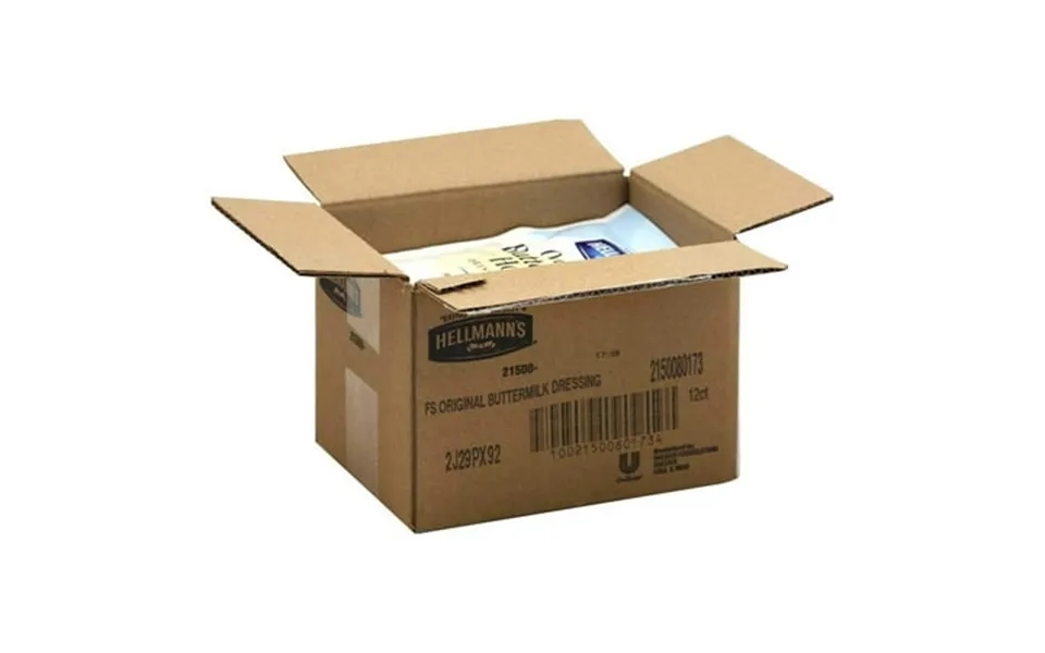 12 Packs Hellmanns Original Buttermilk House Dry Mix 3.12 Ounce Pouches -- 12 Per Case