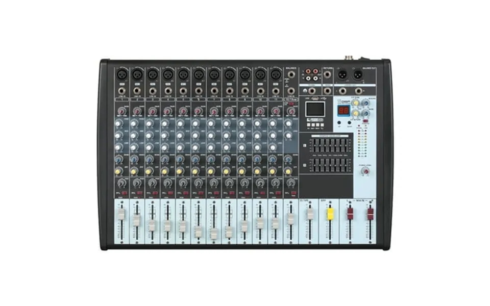 12-channel Bluetooth Studio Audio Mixer - Dj Sound Controller Interface W Usb Drive For Pc Recording Input Rca Xlr Micro