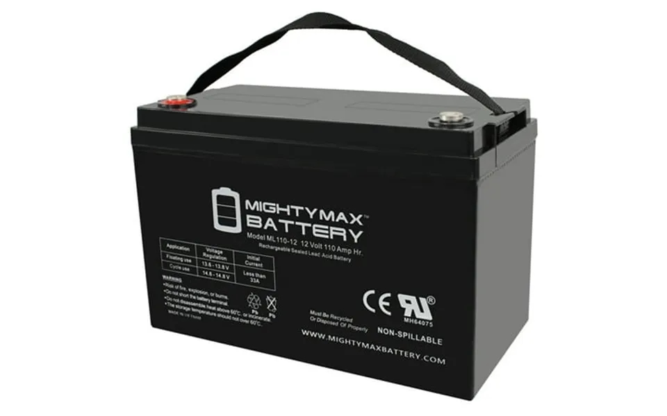 12v 110ah Sla Replacement Battery For Renogy Pv Solar Panels