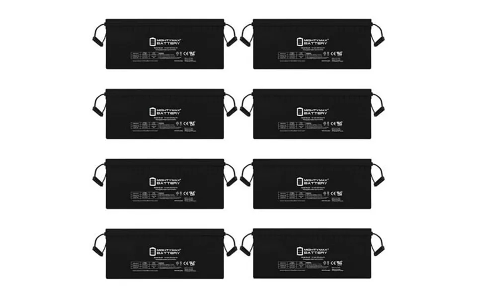 12v 200ah 4d Battery Replaces 770 Watt Fullriver Hghl12770w - 8 Pack