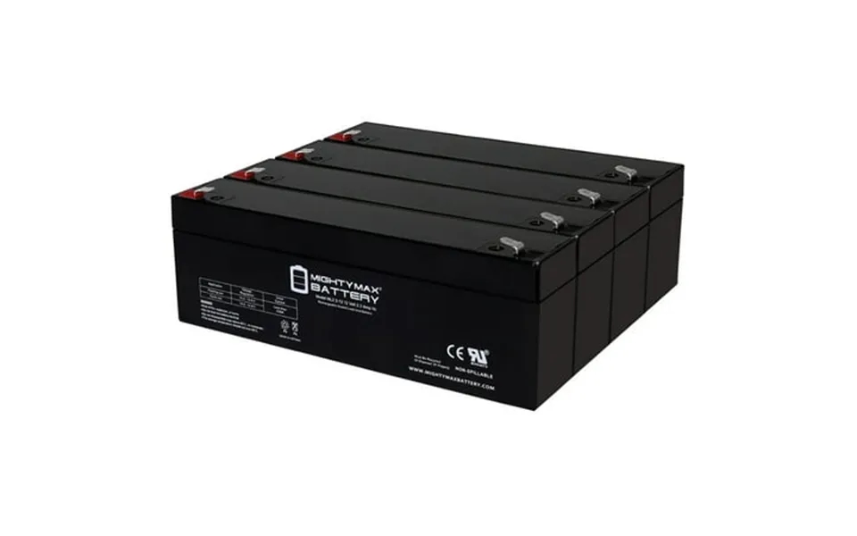 12v 2.3ah F1 Sla Replacement Battery Compatible With Novametrix 7100 7300 Co2 Monitor - 4 Pack