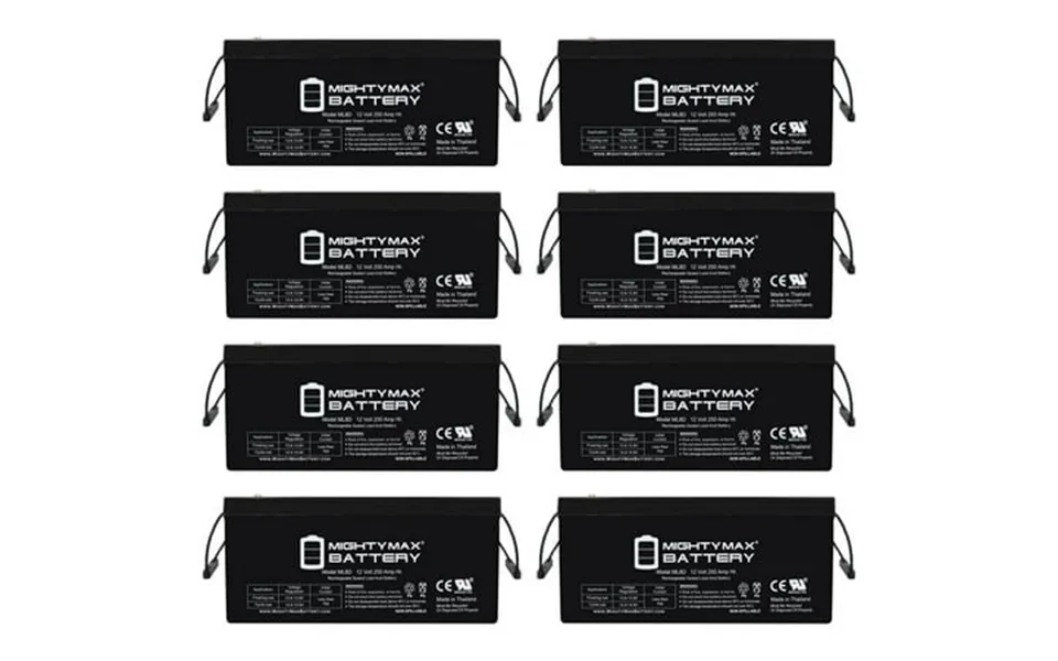 12v 250ah Sla Battery Replacement For Fullriver Dc260-12 - 8 Pack