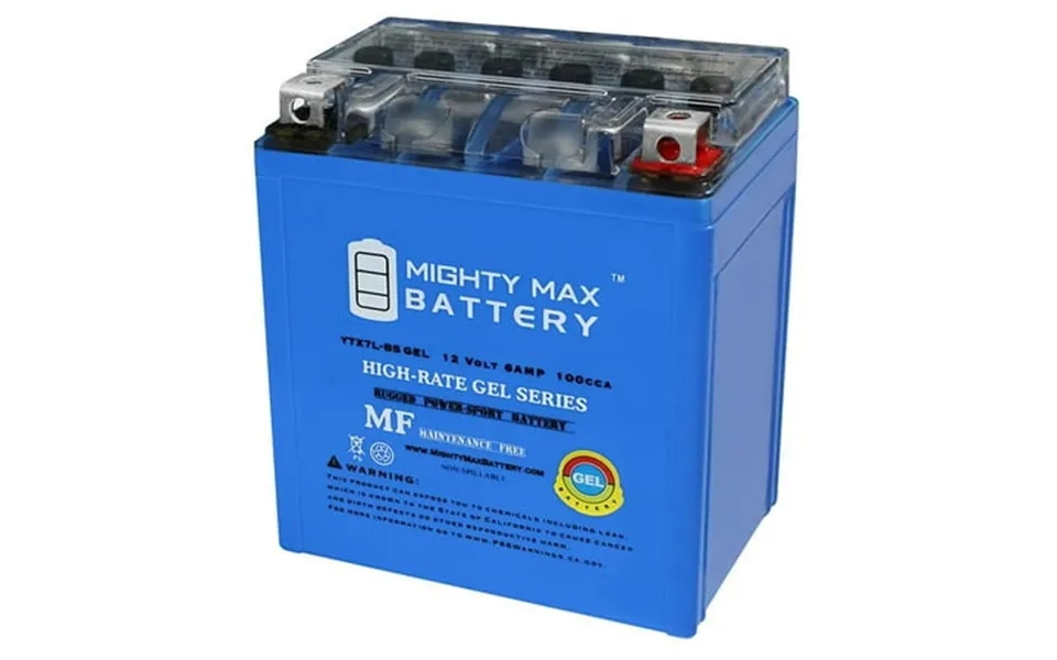 12v 6ah 100cca Battery Replacement For Power Sonic Ptx7l Ptx7l-bs